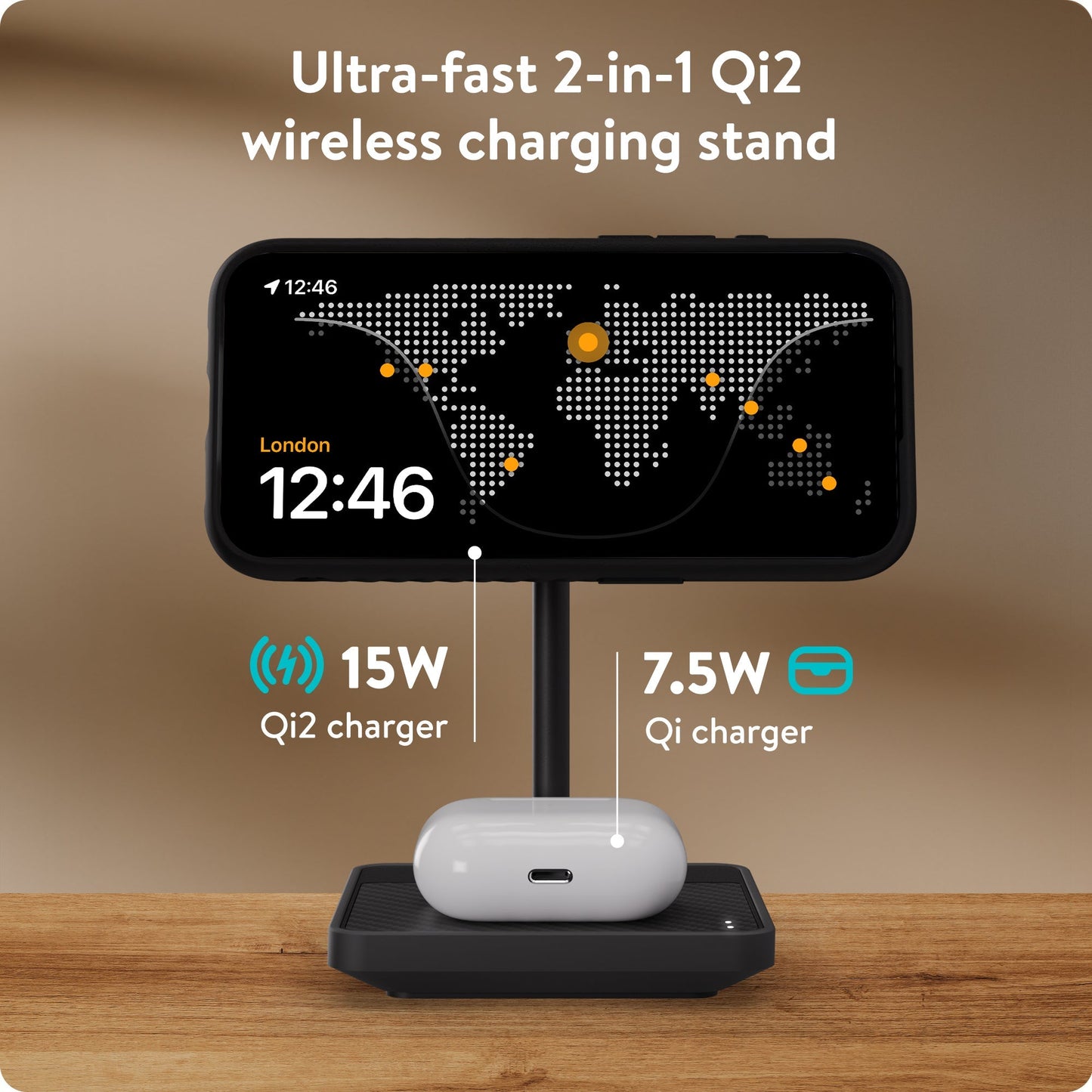 Wireless Charging Stand - Aramid Fibre