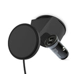 MagSafe Compatible charging suction Mount with car adaptor for iPhone